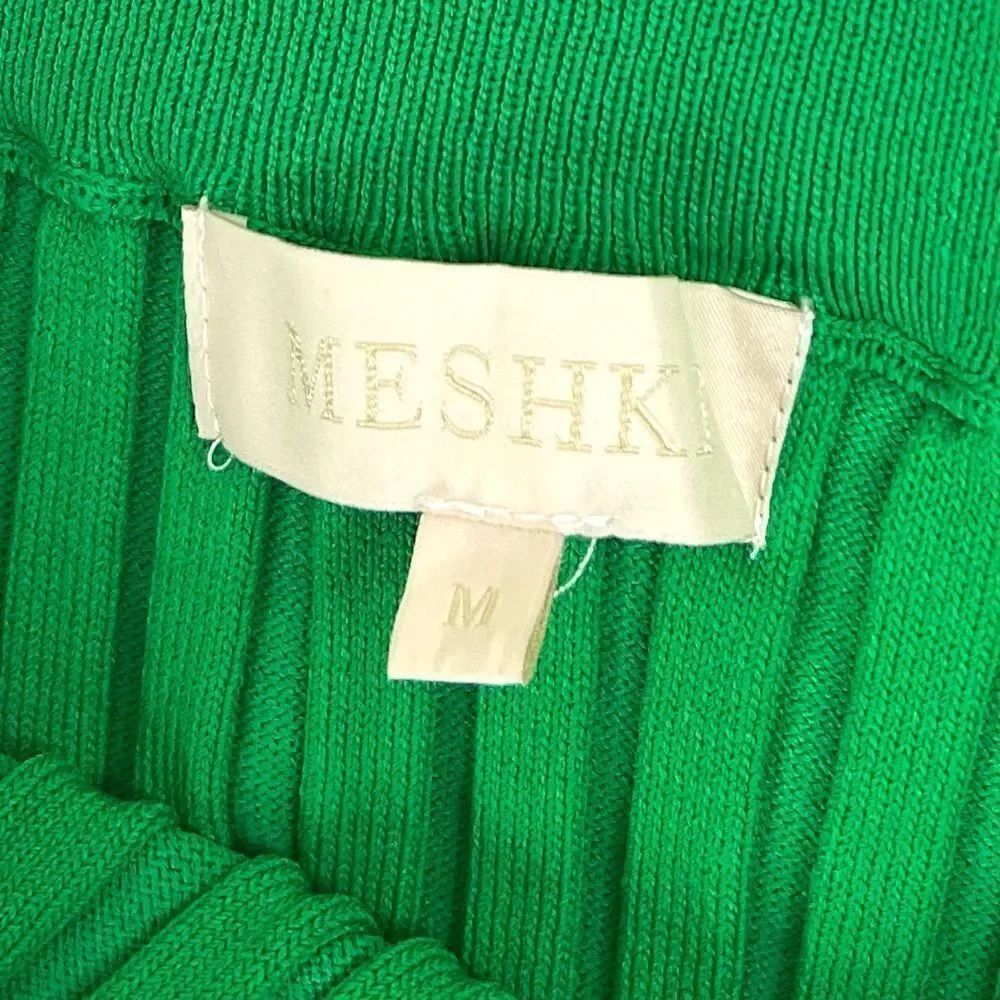 Meshki Crystal Vibrant Green Ribbed Set - Picture 9 of 13